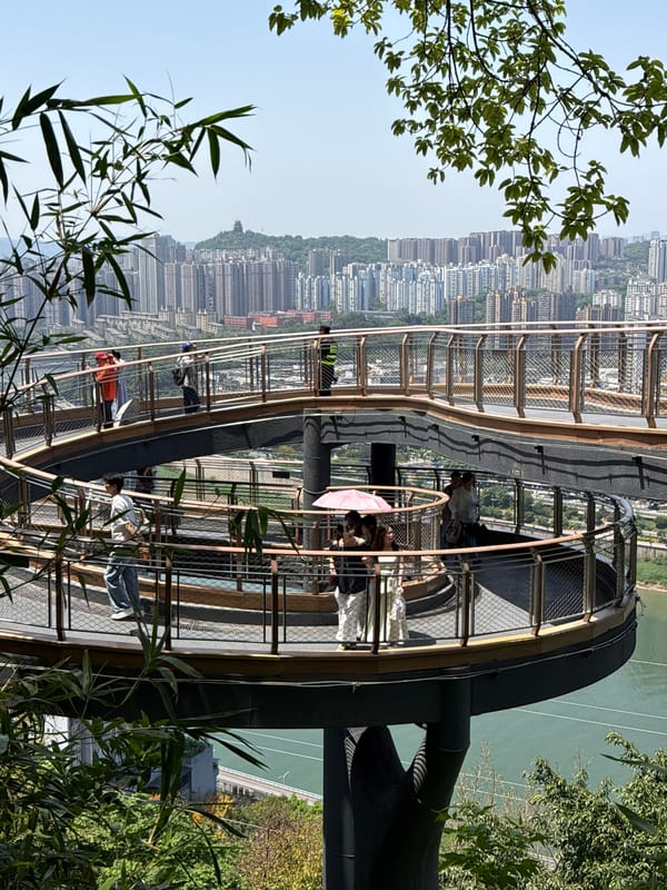 Morning moments captured in Chongqing's Yuzhong District walkways