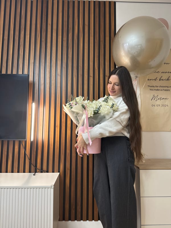 Family celebration captured in multiple photos near Moscow