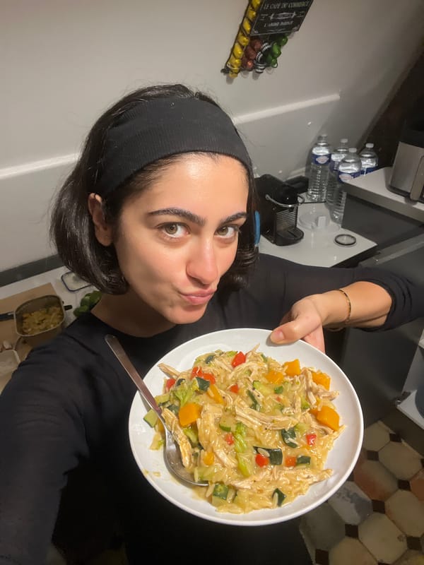 Home cooking scene captured in Paris kitchen