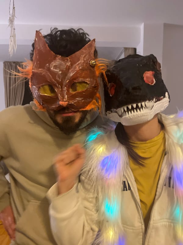 Two people spotted in animal masks near Sveti Stefan