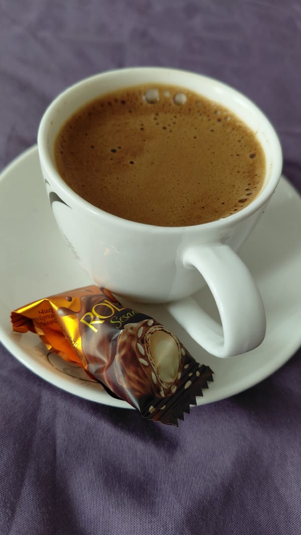 Coffee and chocolate on a saucer, Abovyan
