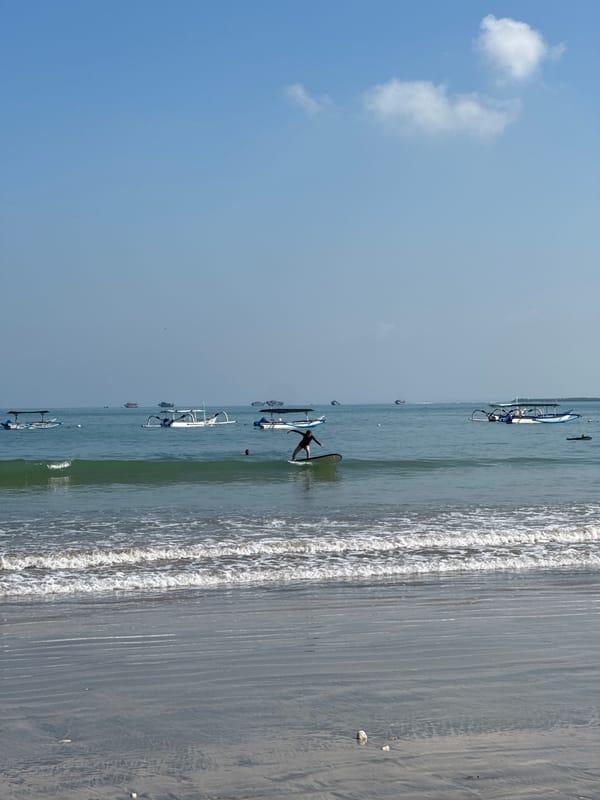 Beach life documented at Kuta Selatan, Indonesia