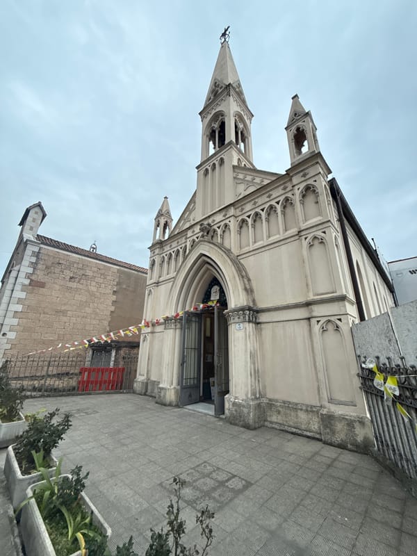 Witness documents Sanremo landmarks and streetscapes during April evening