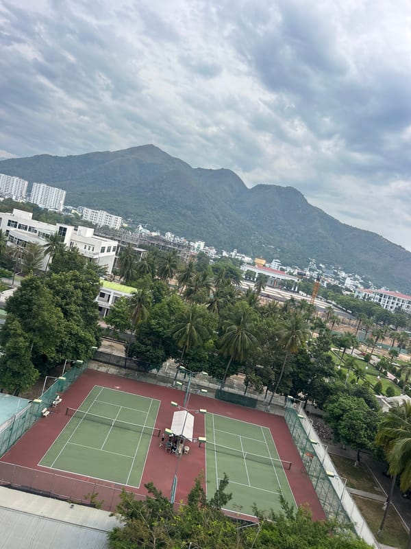 Late-night elevated views captured in Bac Nha Trang Ward