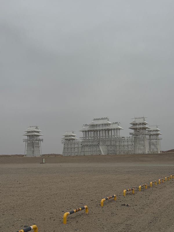 White pagoda-like structures observed at China's Yadan World Geopark
