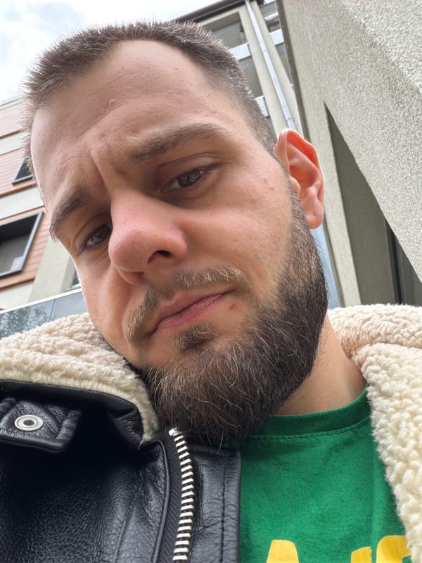 Man photographed in casual attire in Plovdiv, Bulgaria