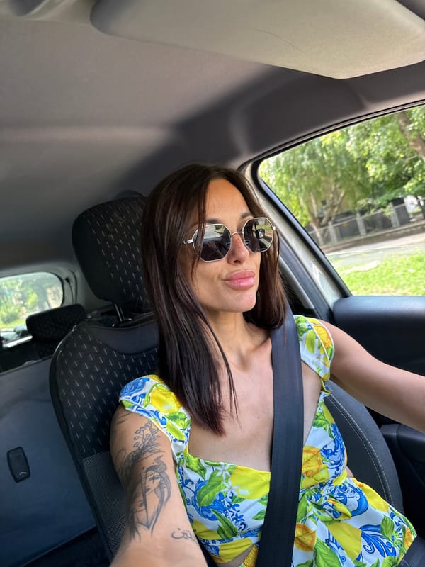 Morning snapshots around Pleven in a lemon-print dress