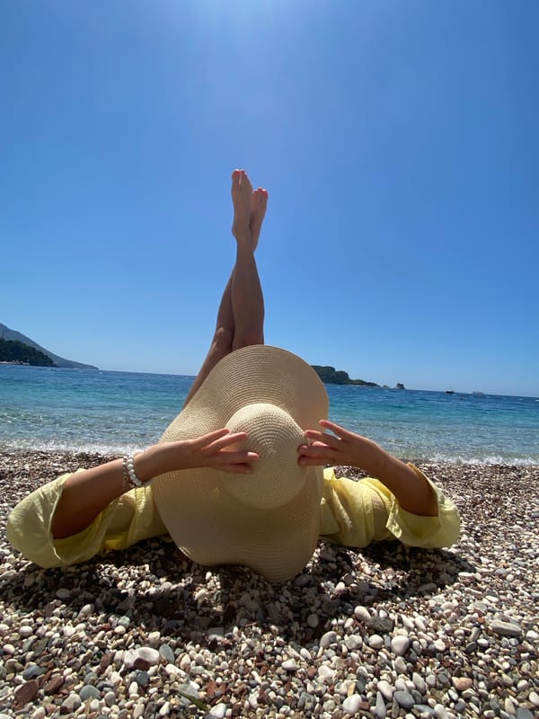 Tourist moments captured across Budva's beaches and streets