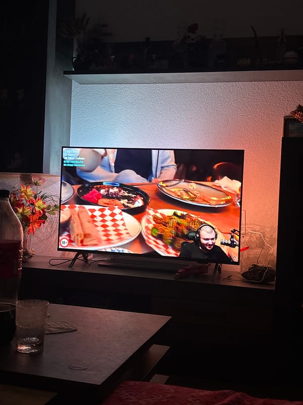 Cooking show viewed on television in Kuklen, Bulgaria