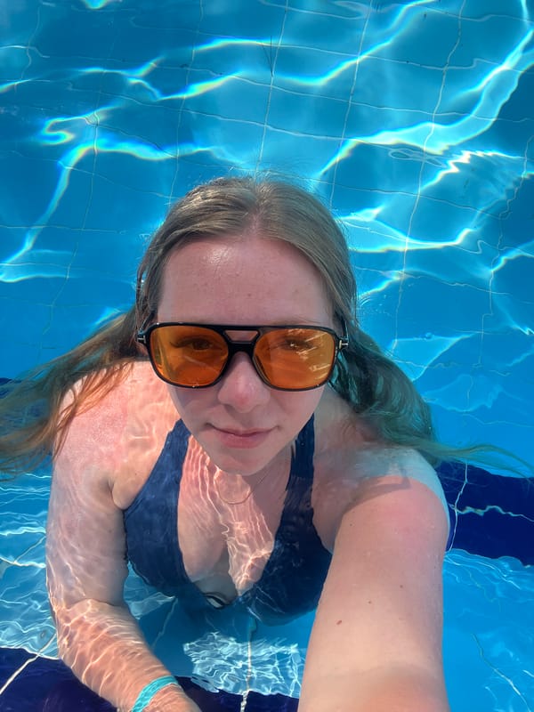 Poolside afternoon at a resort in Alanya, Turkey