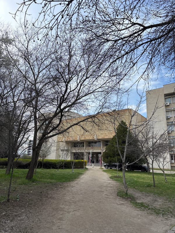 Art and campus scenes documented in Plovdiv, Bulgaria