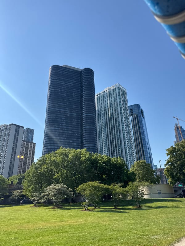 Sunny afternoon scenes captured across Chicago's downtown and lakefront