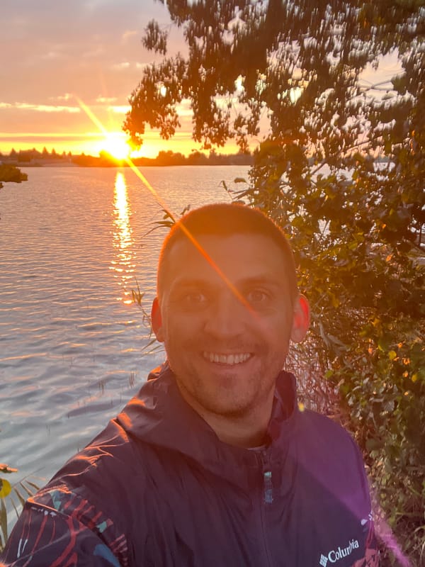 Golden sunset over a Ukrainian lakeside, multiple angles