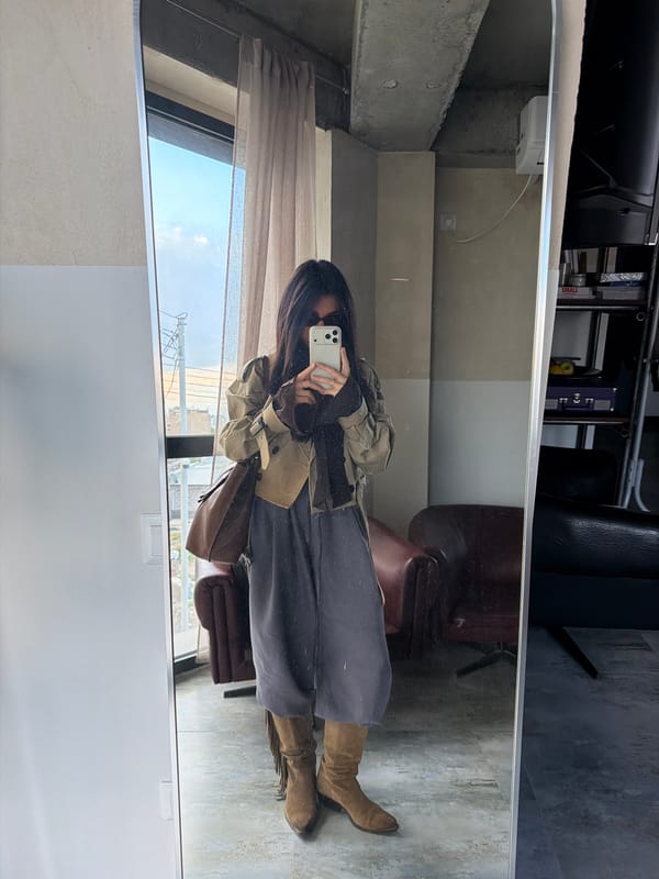 Mirror selfies taken by unidentified person in Zovuni, Armenia