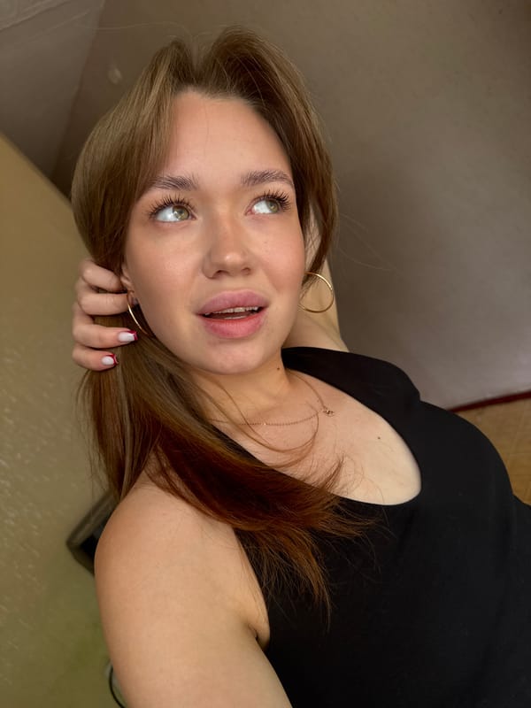 Casual selfie session at home in Chaikovsky, Russia