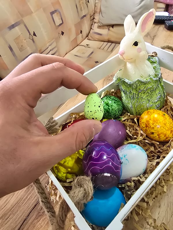 Easter egg decorating observed in Burgas, Bulgaria