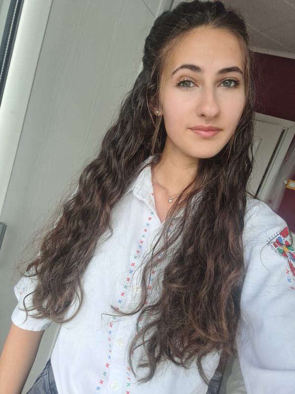 Portrait photograph taken of young woman in Chepintsi, Bulgaria