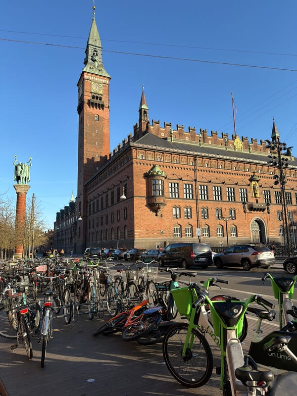 Copenhagen City Hall photographed on sunny afternoon