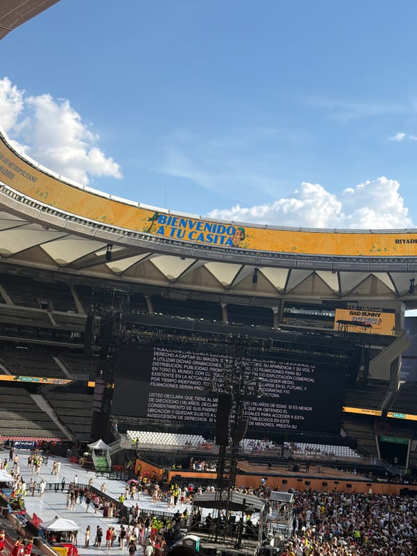 Bad Bunny packs a Madrid stadium on a June afternoon