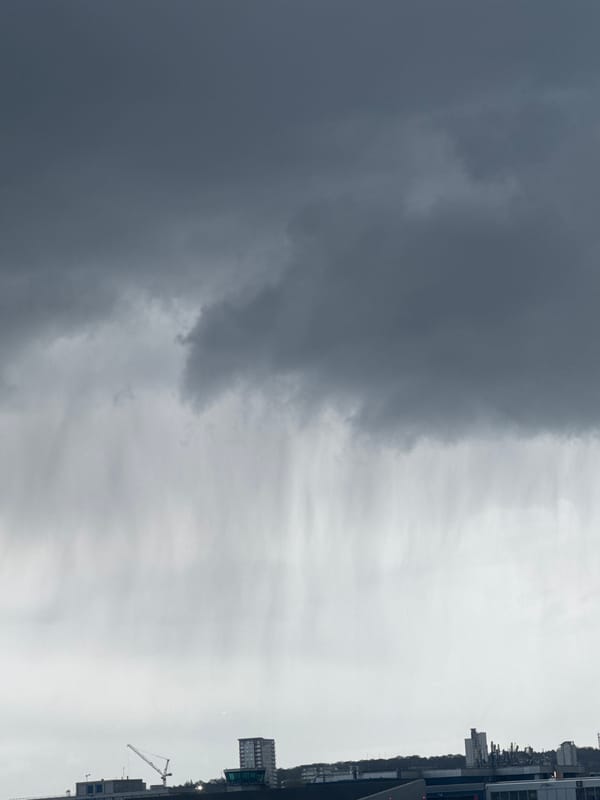 London weather clears from storm clouds to sunshine Monday afternoon