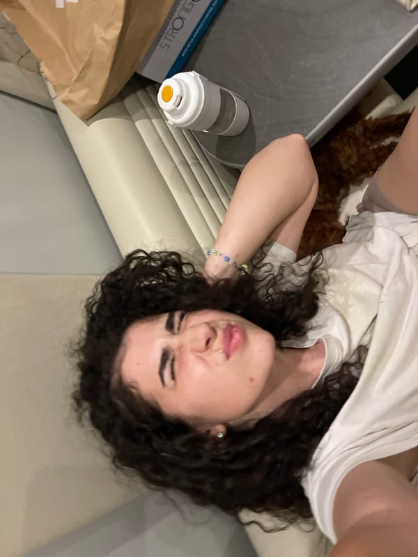 Woman documents quiet evening with selfies in Bulgarian town