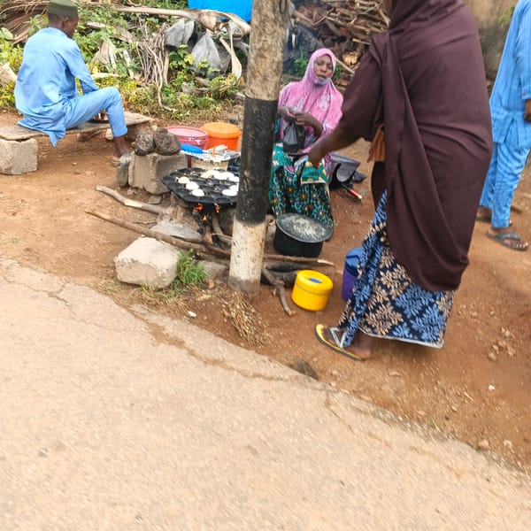 Morning street life documented in Nigerian communities