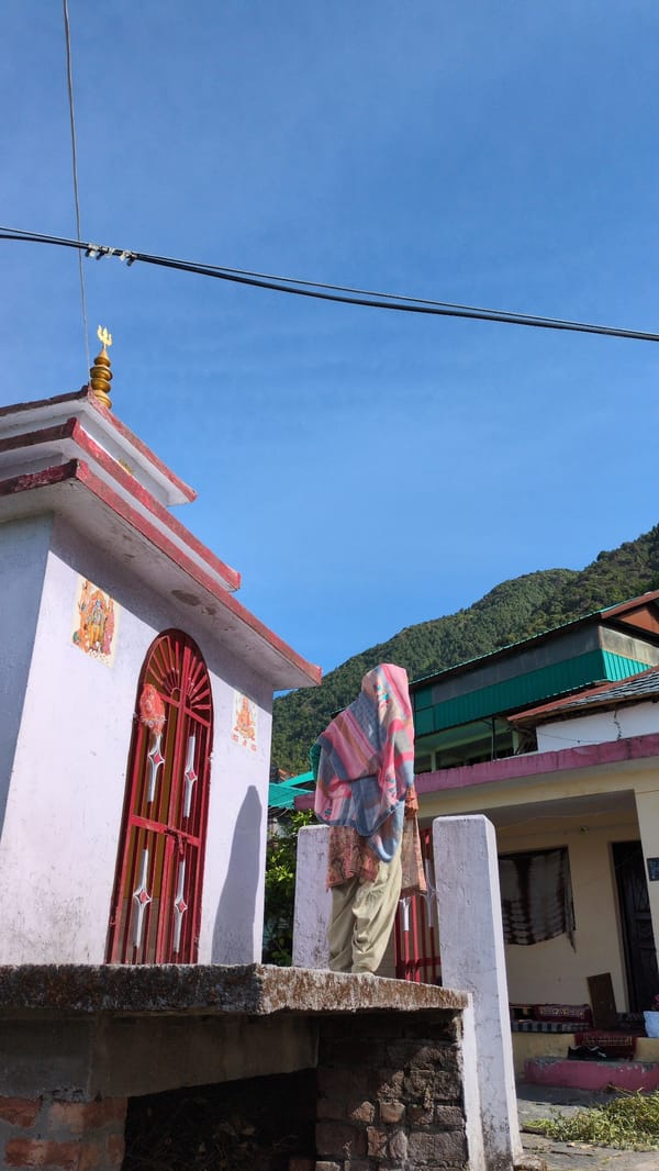 Rural morning life documented in Haini, India village