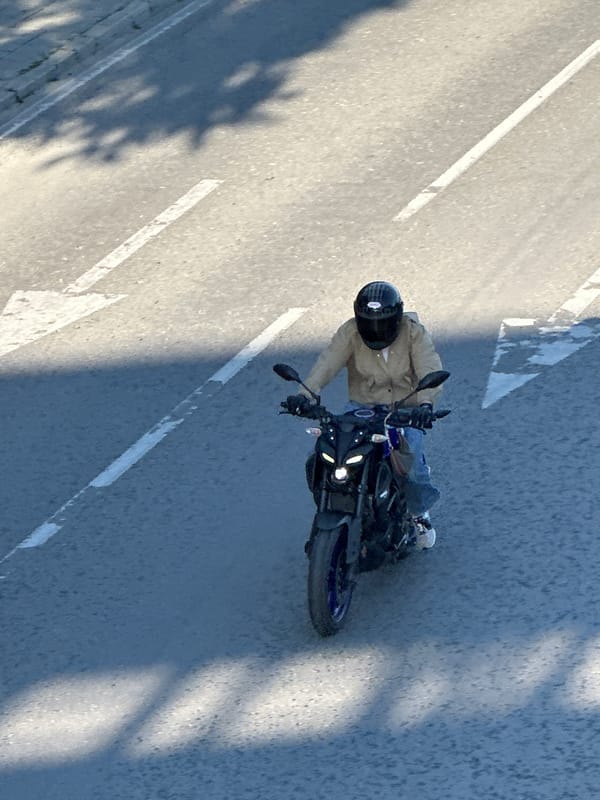 Traffic flows through Veliko Tarnovo streets during afternoon rush