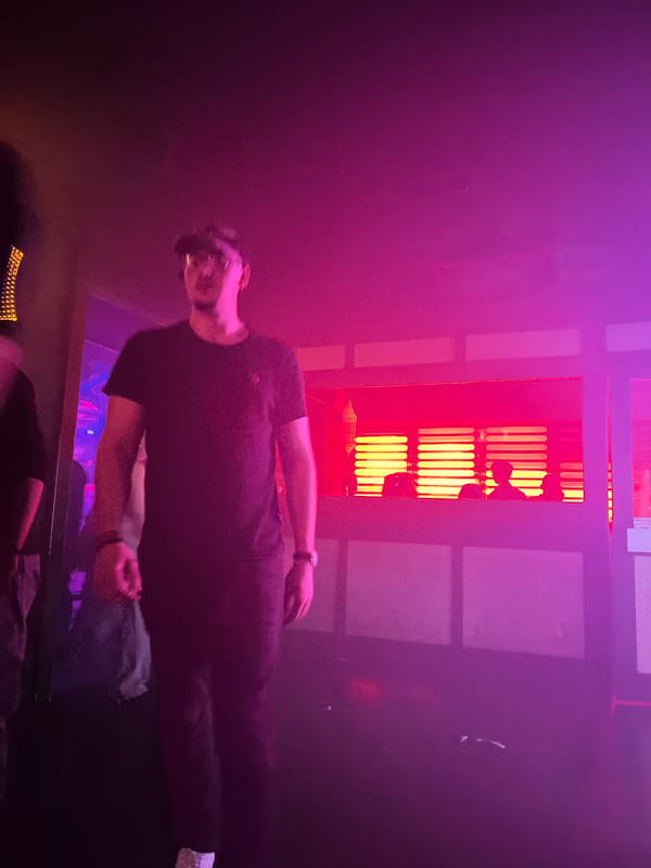 Man observed in illuminated room in Strasbourg