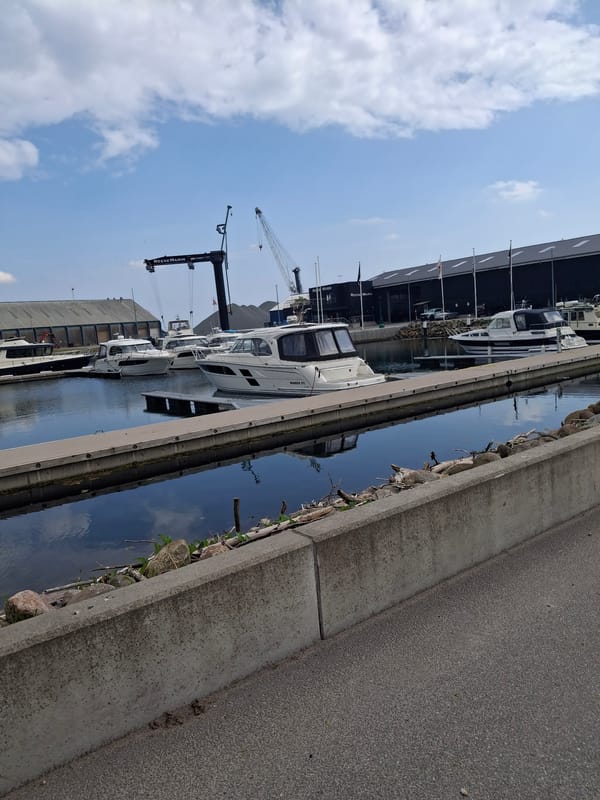 Marina activity documented in Aabenraa, Denmark