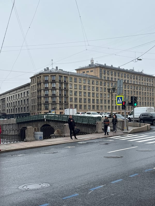 Early morning documentation of Saint Petersburg streets and canals