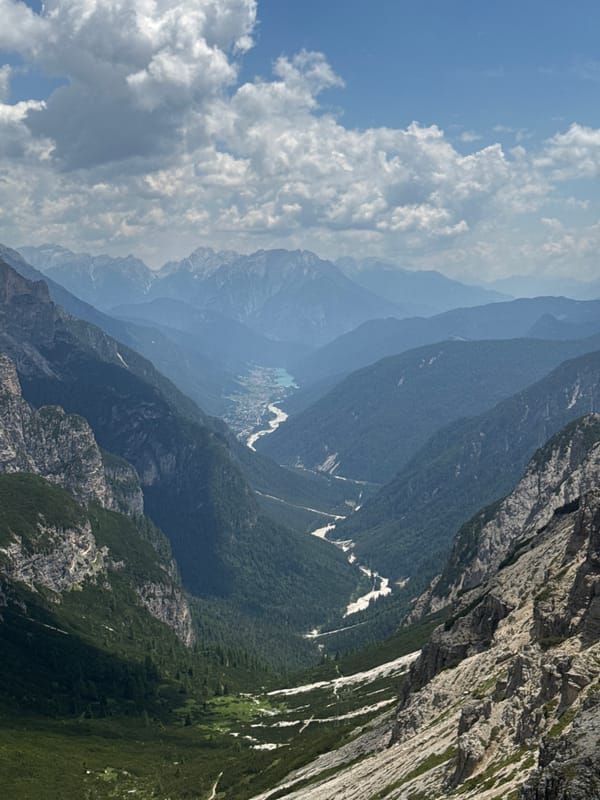 Tre Cime di Lavaredo and Dolomite peaks, Auronzo di Cadore