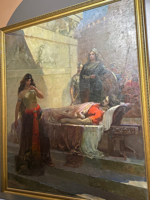 Visitor documents cultural artifacts at Yerevan museum exhibition