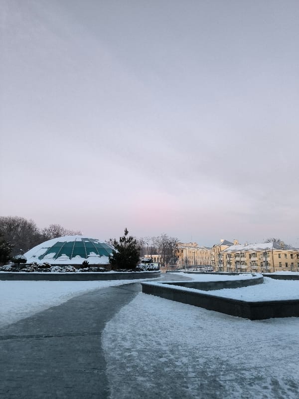 Winter weather blankets Vinnytsia with snow and ice