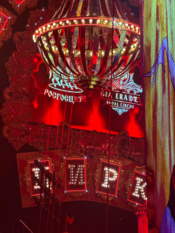 Morning visit captures Sochi Circus interior details and performance