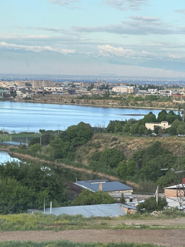 Early morning aerial documentation of Yerevan cityscape from multiple viewpoints