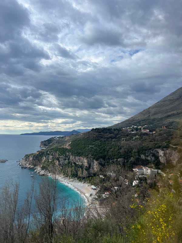 Overcast afternoon documented in Montenegro's Perazića Do region