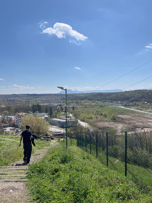 Clear skies observed over Montana, Bulgaria cityscape