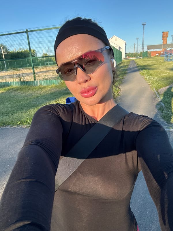 Afternoon bike ride through Yuzhnouralsk with selfie stops