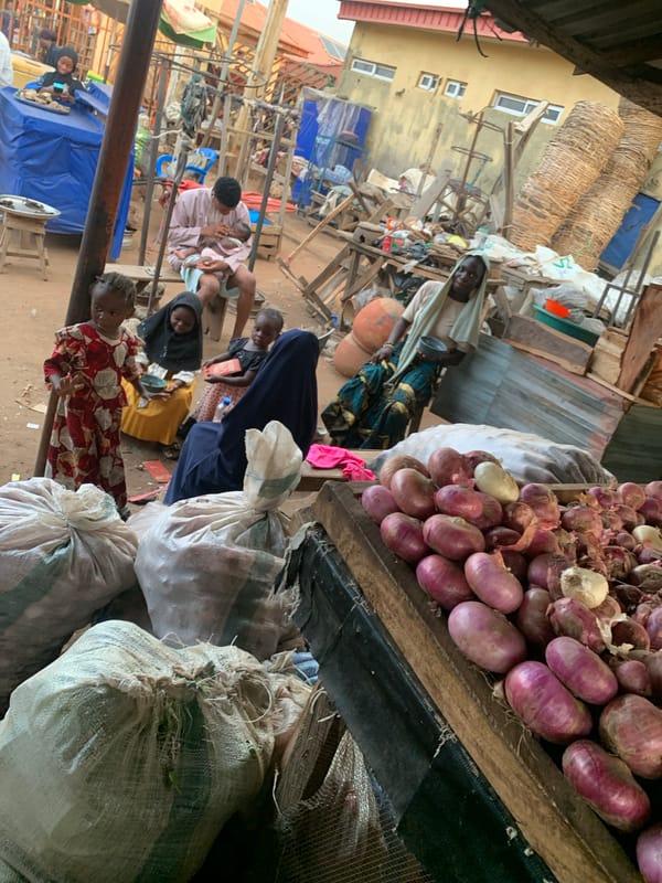 Daily life documented at busy Ilorin market in Nigeria
