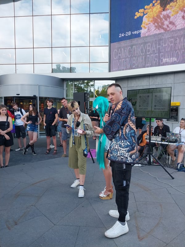 Cosplay meetup at Roshen plaza in Dnipro