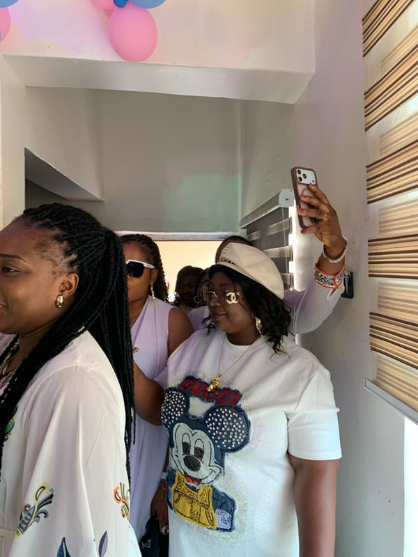 Baby shower or gender reveal gathering in Jos, Nigeria