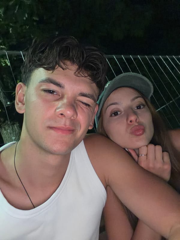 Selfies and ice cream on a summer night in Blagoevgrad