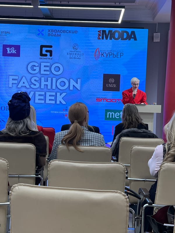 GEO Fashion Week conference held in Saint Petersburg