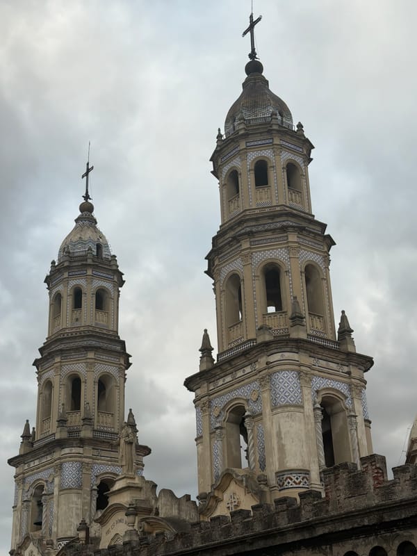 Witness documents ornate architecture at Buenos Aires basilica