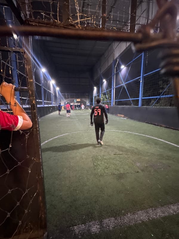 Indoor soccer activity observed in Puebla, Mexico