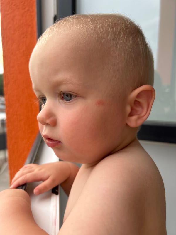 Toddler moments and a parking lot in Kaluga, Russia