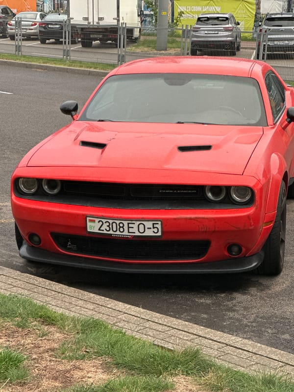Rural Belarus witness documents cars, aircraft, flowers during overcast evening