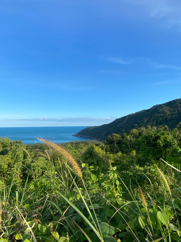 Damaged roads and ocean views documented in Thai coastal district