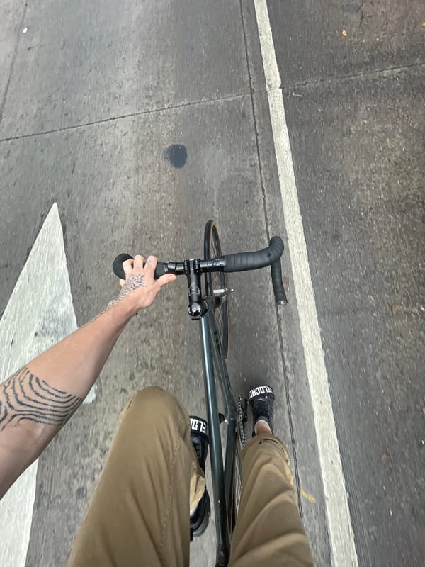 Cyclist documented riding through Olivos, Argentina streets